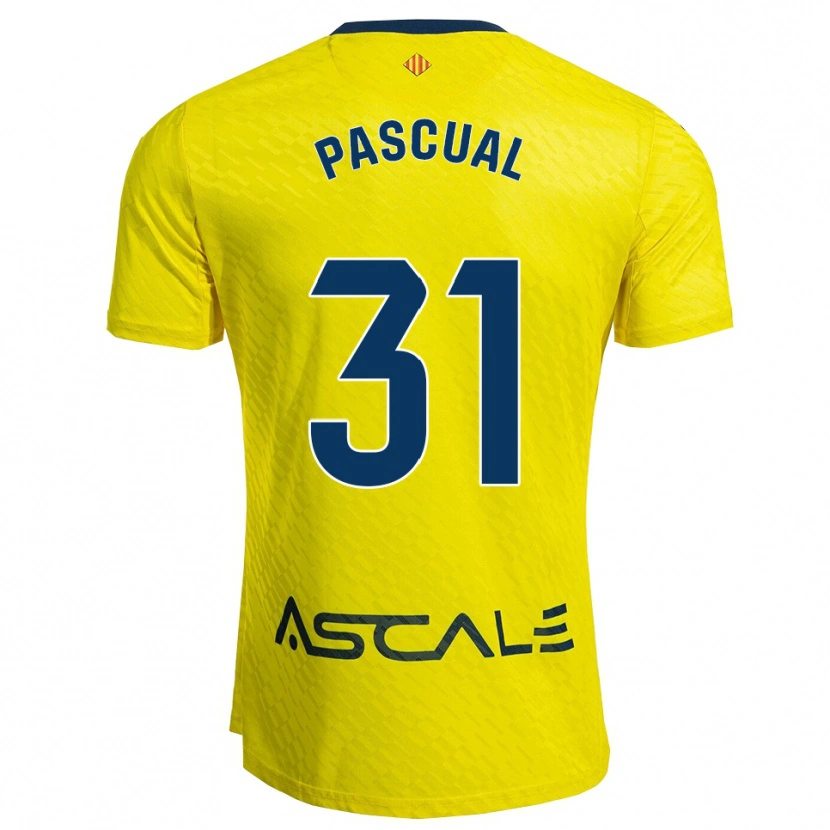 Danxen Kvinnor Pablo Pascual #31 Gul Marinblå Hemmatröja Matchtröjor 2025/26 Tröjor T-Tröja