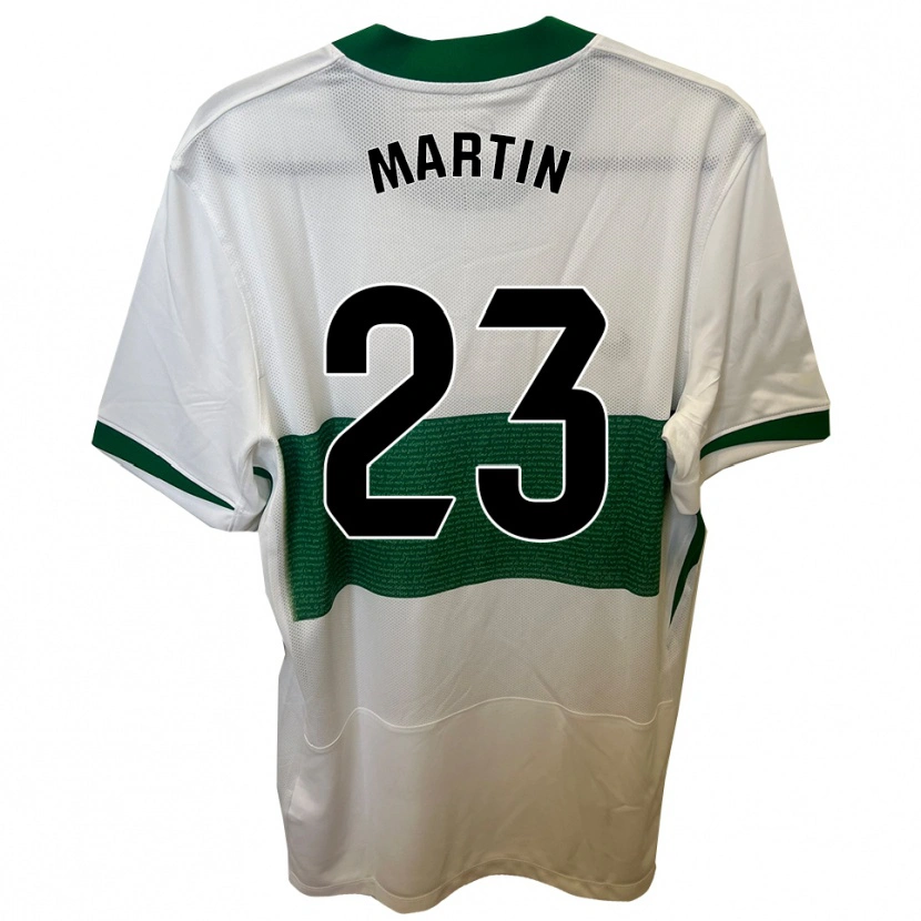 Danxen Kvinnor Carlos Martin #23 Vit Grön Hemmatröja Matchtröjor 2025/26 Tröjor T-Tröja