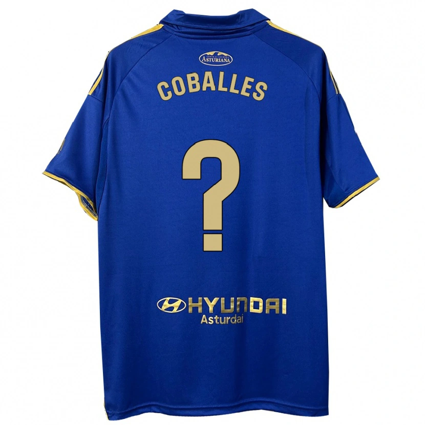 Danxen Kvinnor Jaime Coballes #0 Blå Guld Hemmatröja Matchtröjor 2025/26 Tröjor T-Tröja