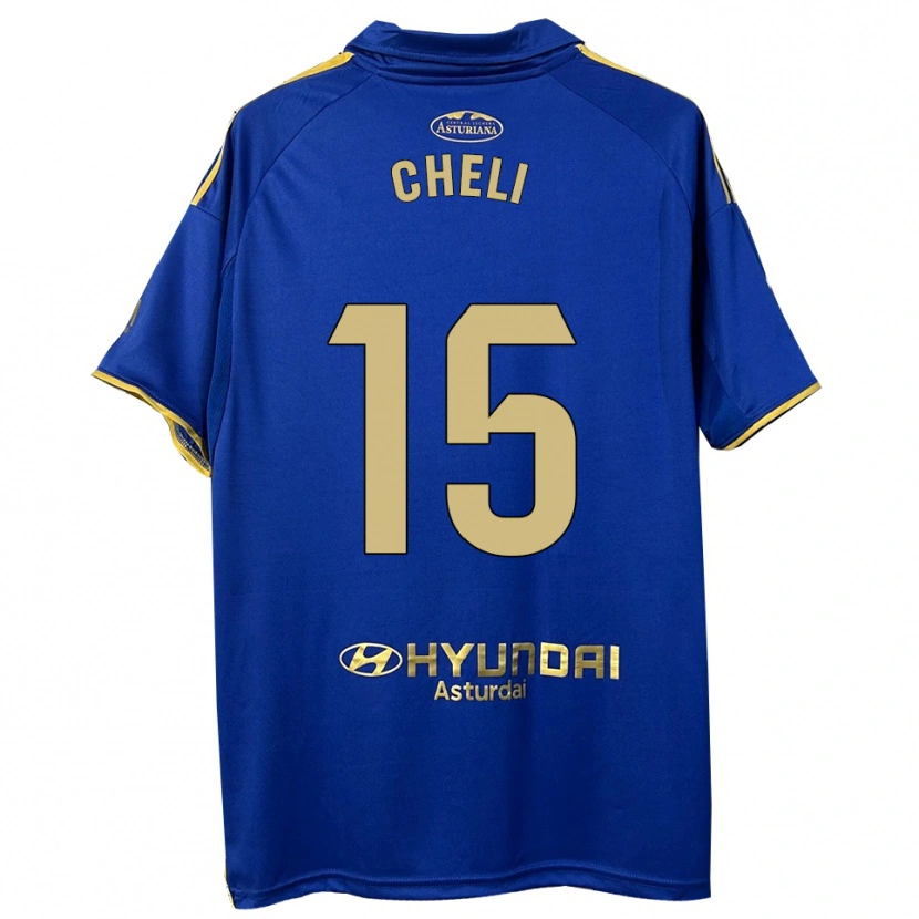 Danxen Kvinnor Cheli #15 Blå Guld Hemmatröja Matchtröjor 2025/26 Tröjor T-Tröja