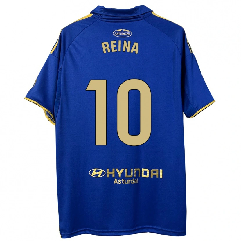 Danxen Kvinnor Alberto Reina #10 Blå Guld Hemmatröja Matchtröjor 2025/26 Tröjor T-Tröja