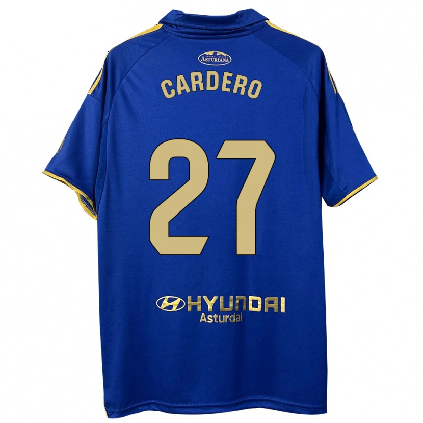 Danxen Kvinnor Álex Cardero #27 Blå Guld Hemmatröja Matchtröjor 2025/26 Tröjor T-Tröja