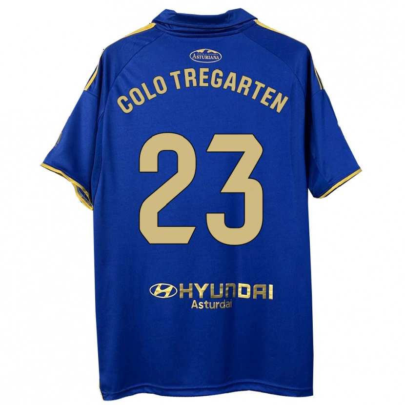 Danxen Kvinnor Colo Tregarten #23 Blå Guld Hemmatröja Matchtröjor 2025/26 Tröjor T-Tröja