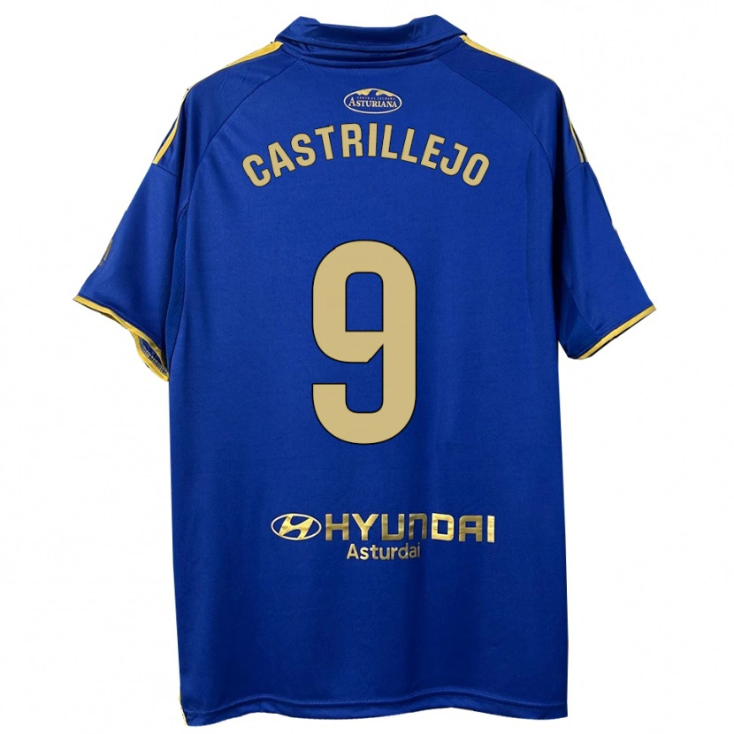 Danxen Kvinnor Guillermo Castrillejo #9 Blå Guld Hemmatröja Matchtröjor 2025/26 Tröjor T-Tröja