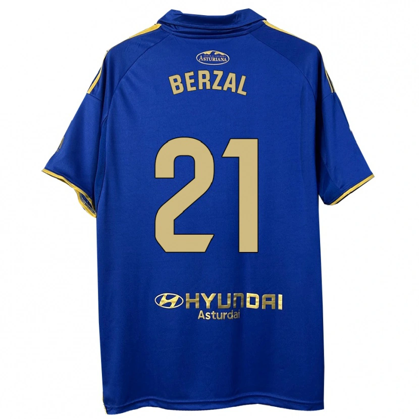 Danxen Kvinnor Guille Berzal #21 Blå Guld Hemmatröja Matchtröjor 2025/26 Tröjor T-Tröja