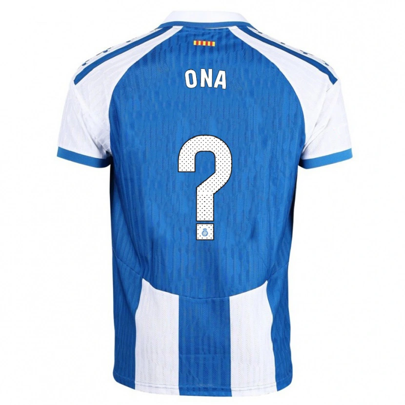 Danxen Kvinnor Ona Baradad Rius #0 Blå Vit Hemmatröja Matchtröjor 2025/26 Tröjor T-Tröja