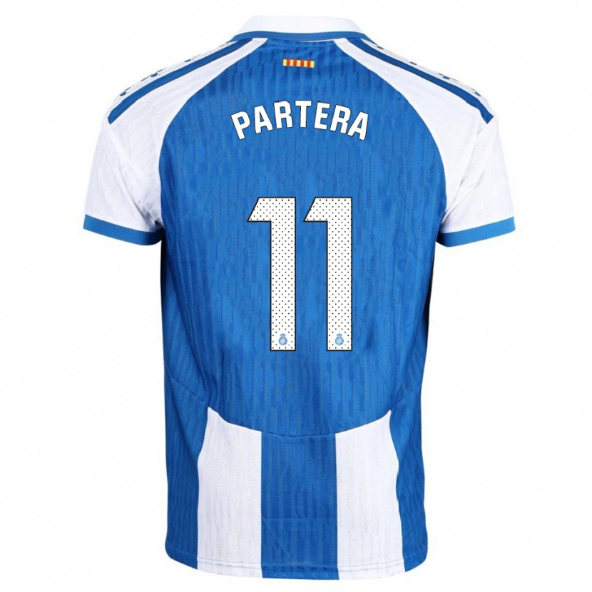 Danxen Kvinnor Álex Partera #11 Blå Vit Hemmatröja Matchtröjor 2025/26 Tröjor T-Tröja