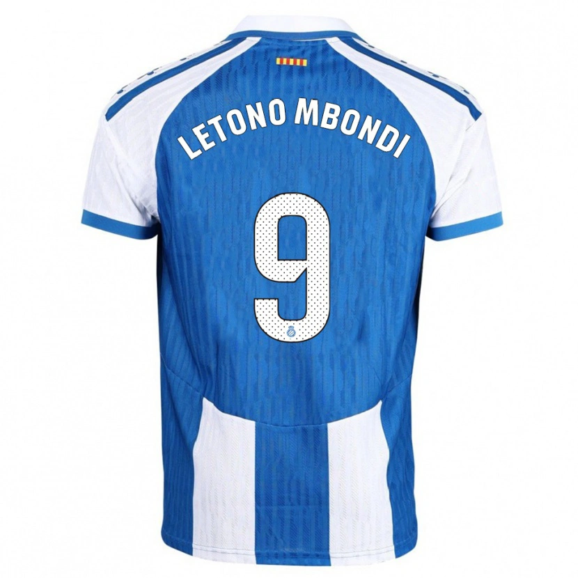 Danxen Kvinnor Christ-Emmanuel Letono Mbondi #9 Blå Vit Hemmatröja Matchtröjor 2025/26 Tröjor T-Tröja