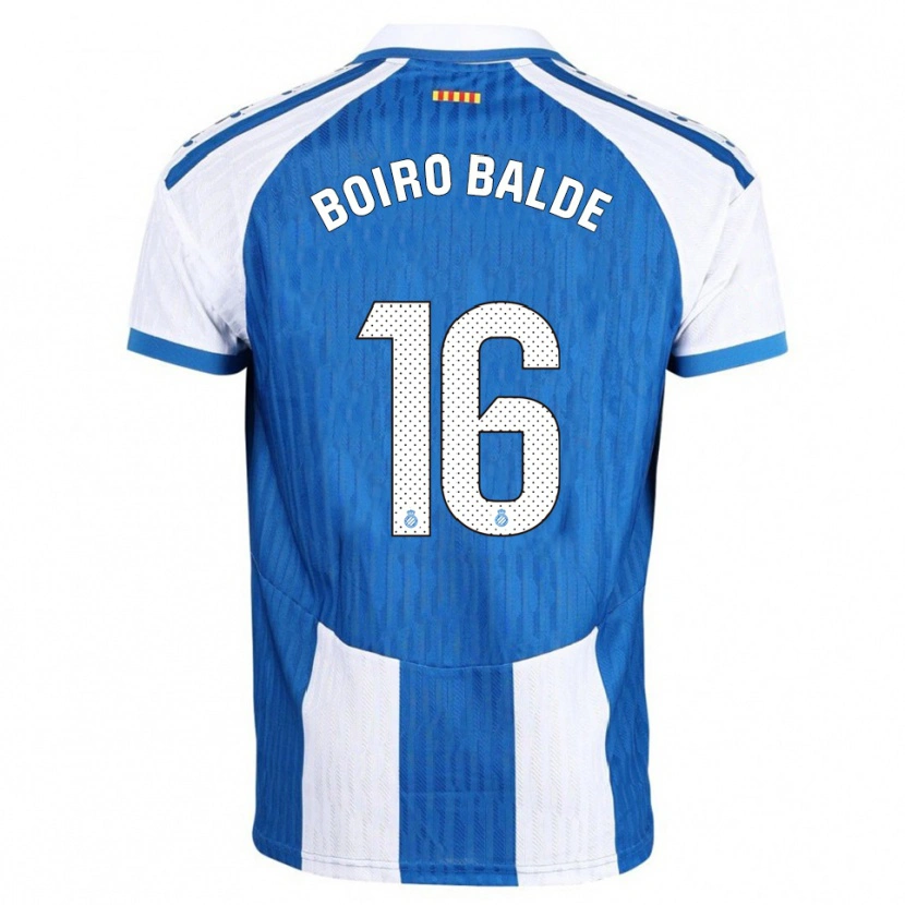 Danxen Kvinnor Issa Boiro Balde #16 Blå Vit Hemmatröja Matchtröjor 2025/26 Tröjor T-Tröja