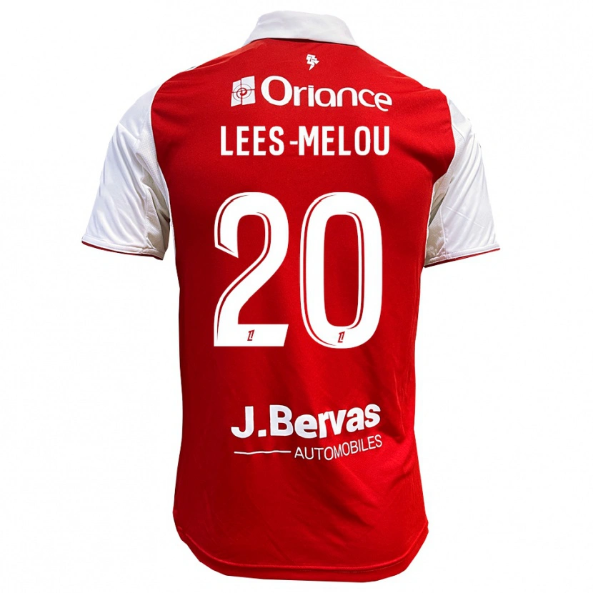 Danxen Kvinnor Pierre Lees-Melou #20 Röd Vit Hemmatröja Matchtröjor 2025/26 Tröjor T-Tröja