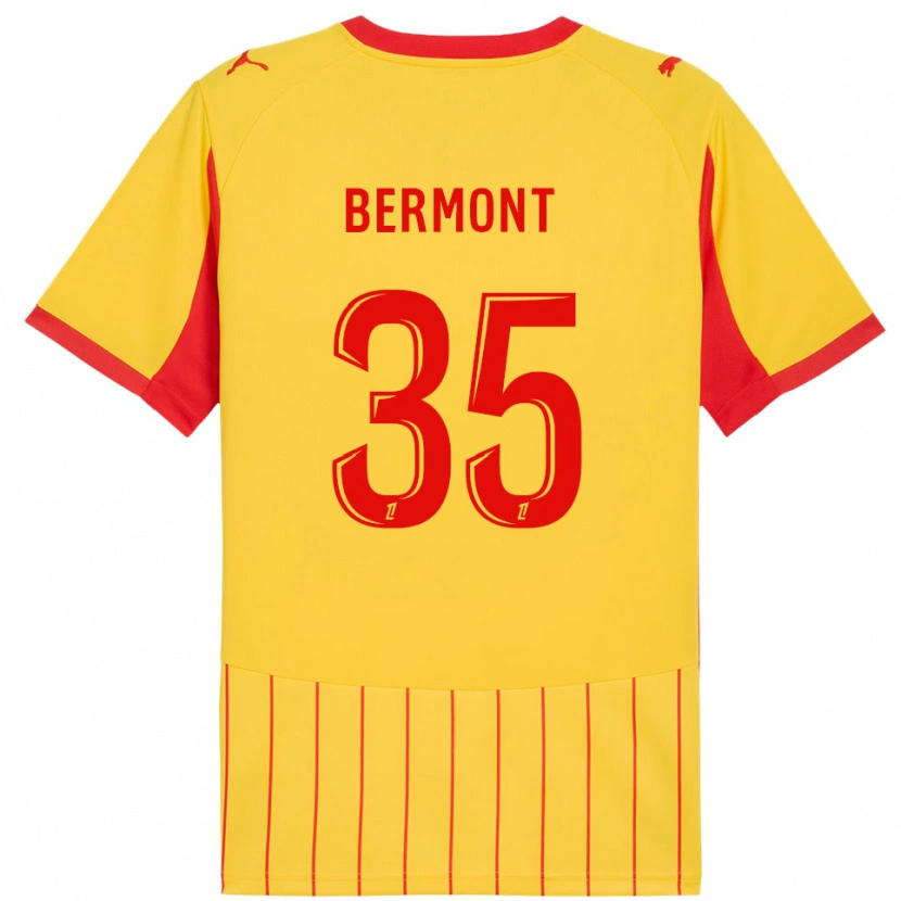 Danxen Kvinnor Anthony Bermont #35 Gul Röd Hemmatröja Matchtröjor 2025/26 Tröjor T-Tröja