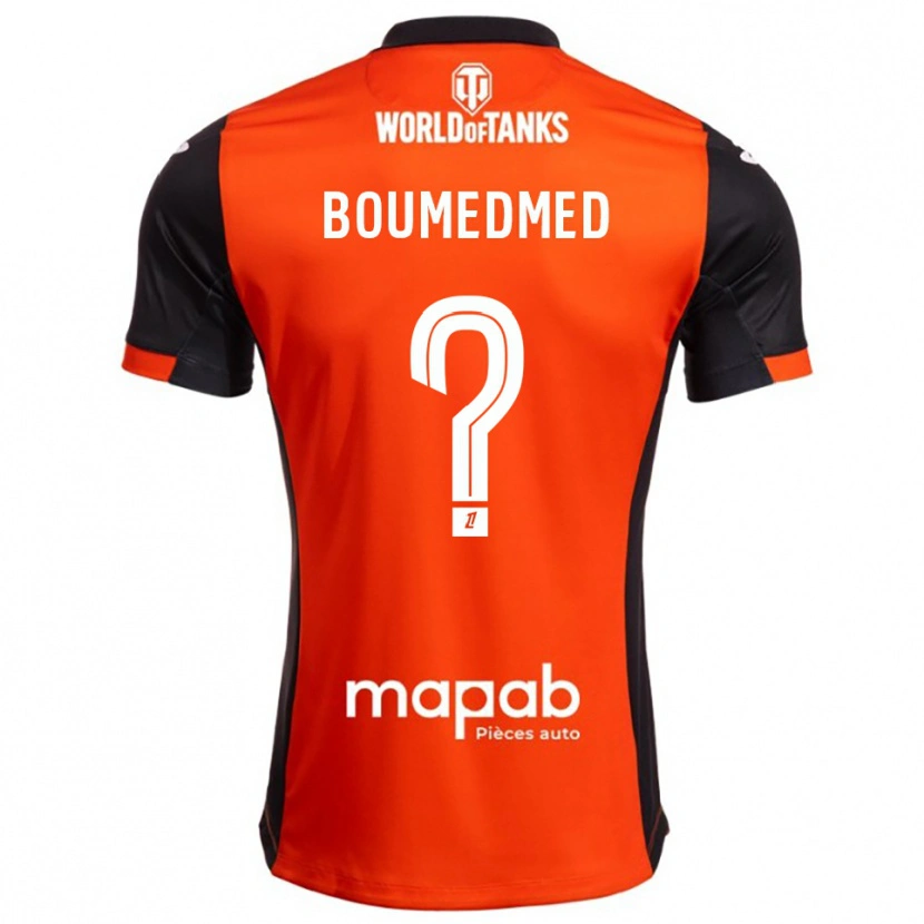 Danxen Kvinnor Kamil Boumedmed #0 Svart Orange Hemmatröja Matchtröjor 2025/26 Tröjor T-Tröja
