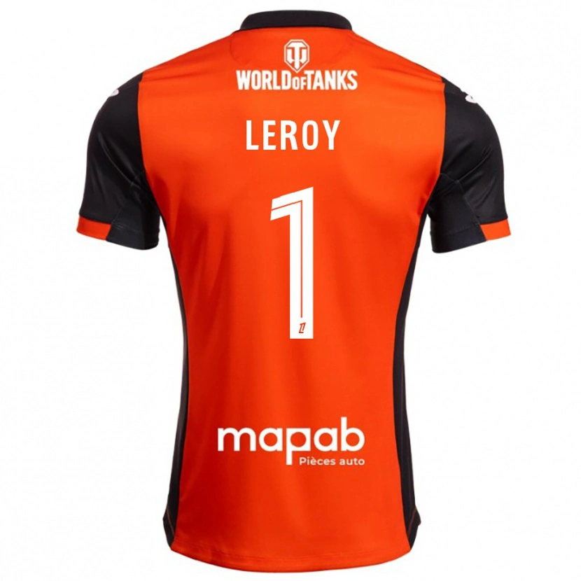 Danxen Kvinnor Benjamin Leroy #1 Svart Orange Hemmatröja Matchtröjor 2025/26 Tröjor T-Tröja