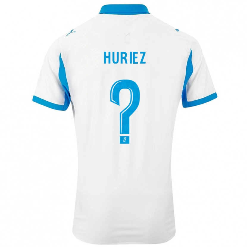 Danxen Kvinnor Evan Huriez #0 Vit Himmelsblå Hemmatröja Matchtröjor 2025/26 Tröjor T-Tröja