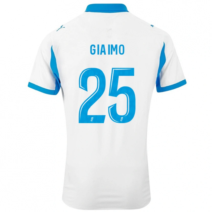 Danxen Kvinnor Carla Giaimo #25 Vit Himmelsblå Hemmatröja Matchtröjor 2025/26 Tröjor T-Tröja