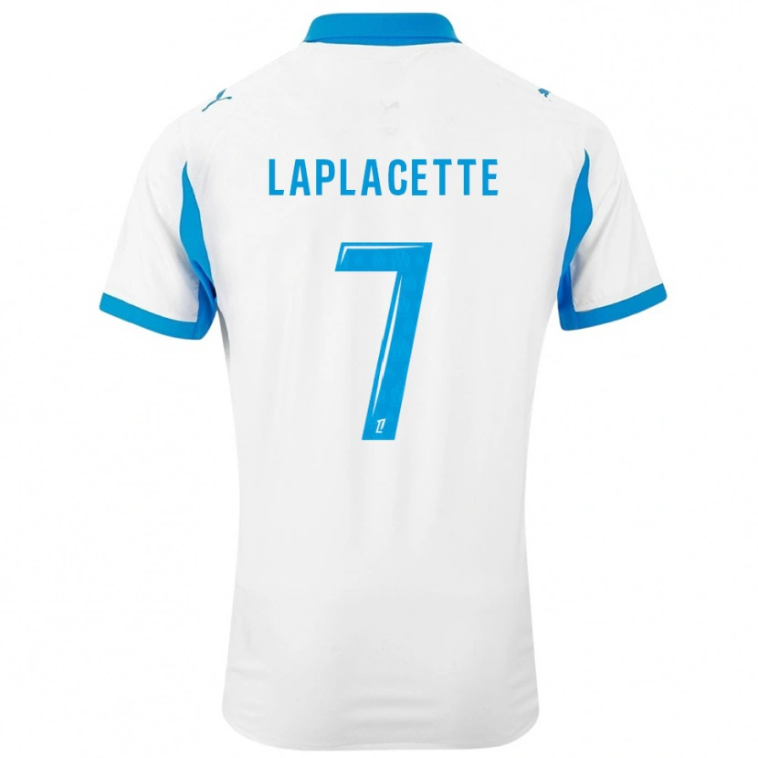 Danxen Kvinnor Tess Laplacette #7 Vit Himmelsblå Hemmatröja Matchtröjor 2025/26 Tröjor T-Tröja