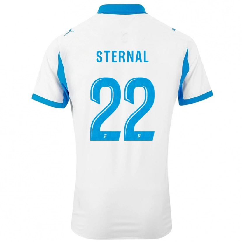 Danxen Kvinnor Enzo Sternal #22 Vit Himmelsblå Hemmatröja Matchtröjor 2025/26 Tröjor T-Tröja