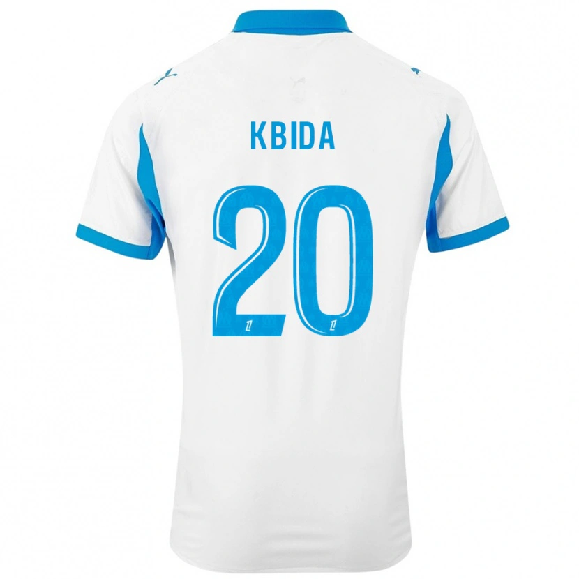 Danxen Kvinnor Ines Kbida #20 Vit Himmelsblå Hemmatröja Matchtröjor 2025/26 Tröjor T-Tröja