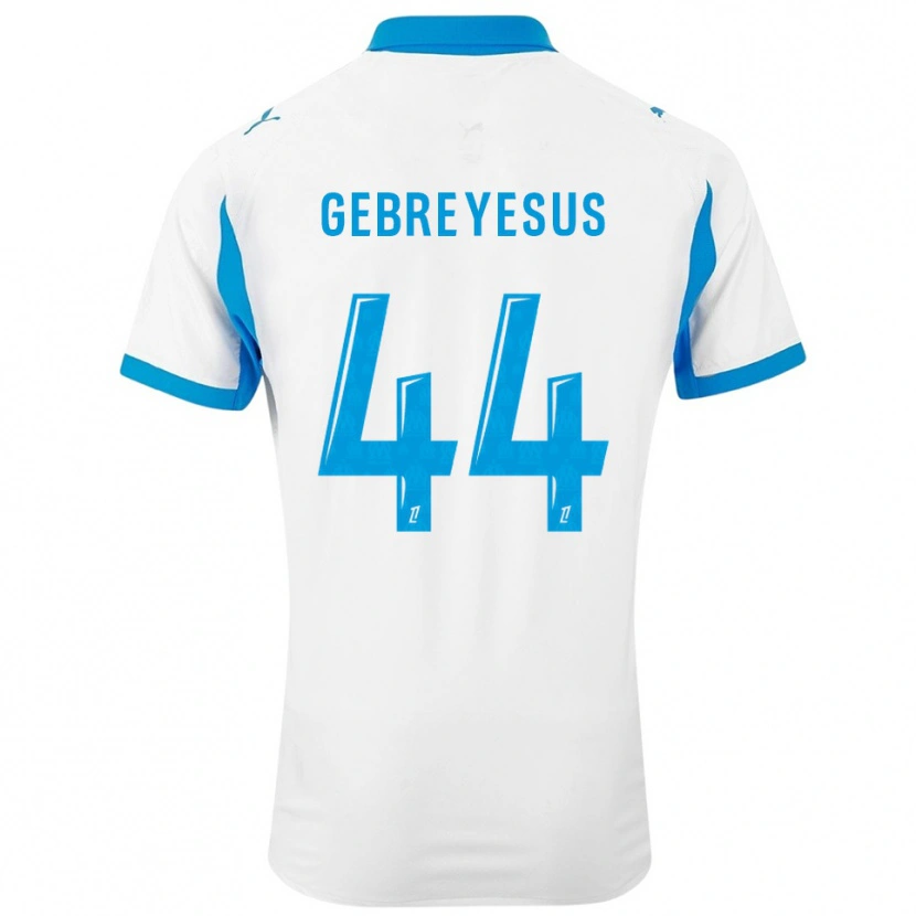Danxen Kvinnor Esey Gebreyesus #44 Vit Himmelsblå Hemmatröja Matchtröjor 2025/26 Tröjor T-Tröja