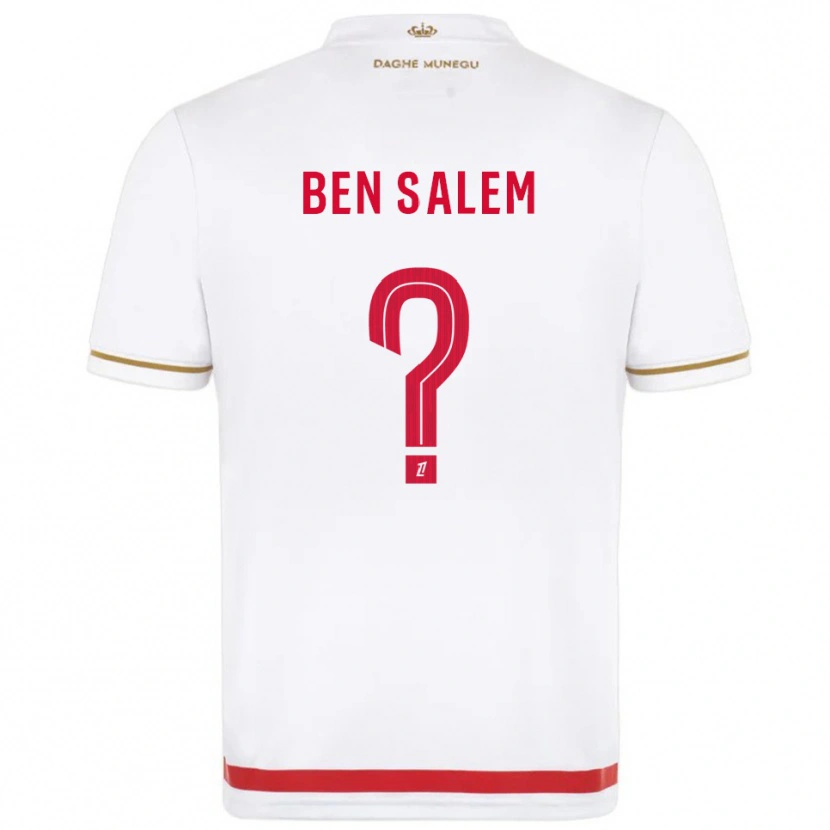 Danxen Kvinnor Oualid Ben Salem #0 Röd Vit Hemmatröja Matchtröjor 2025/26 Tröjor T-Tröja