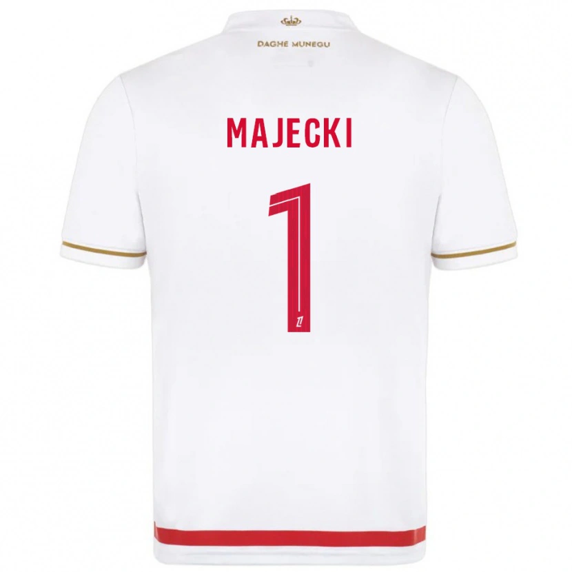 Danxen Kvinnor Radoslaw Majecki #1 Röd Vit Hemmatröja Matchtröjor 2025/26 Tröjor T-Tröja
