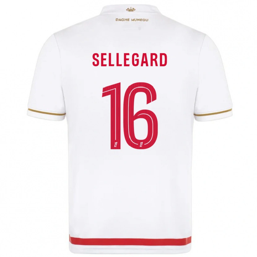 Danxen Kvinnor Alexander Sellegard #16 Röd Vit Hemmatröja Matchtröjor 2025/26 Tröjor T-Tröja