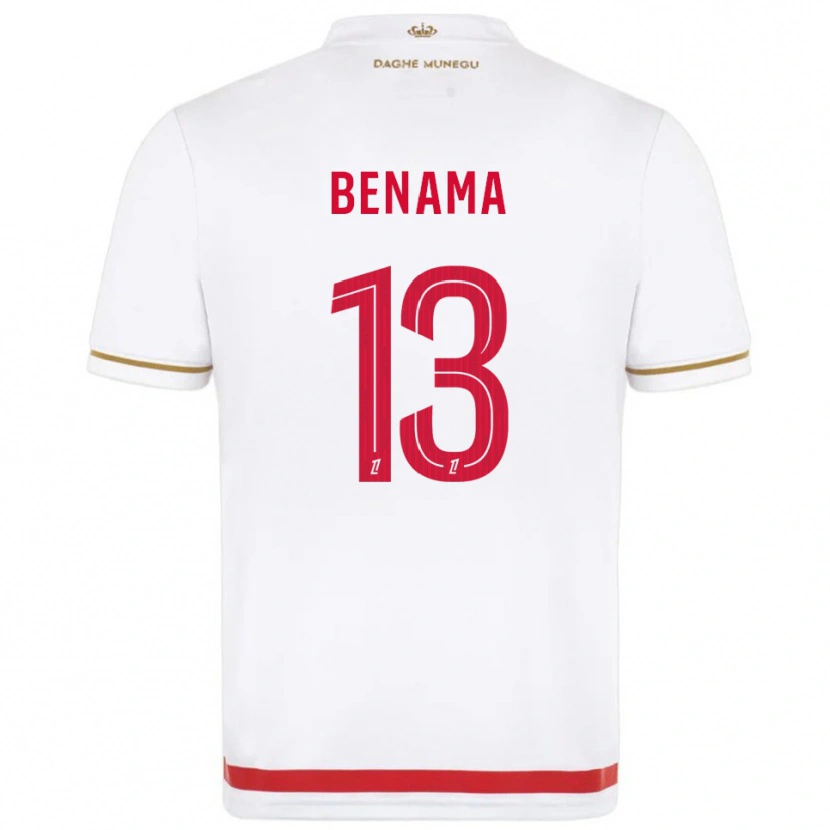 Danxen Kvinnor Mayssam Benama #13 Röd Vit Hemmatröja Matchtröjor 2025/26 Tröjor T-Tröja