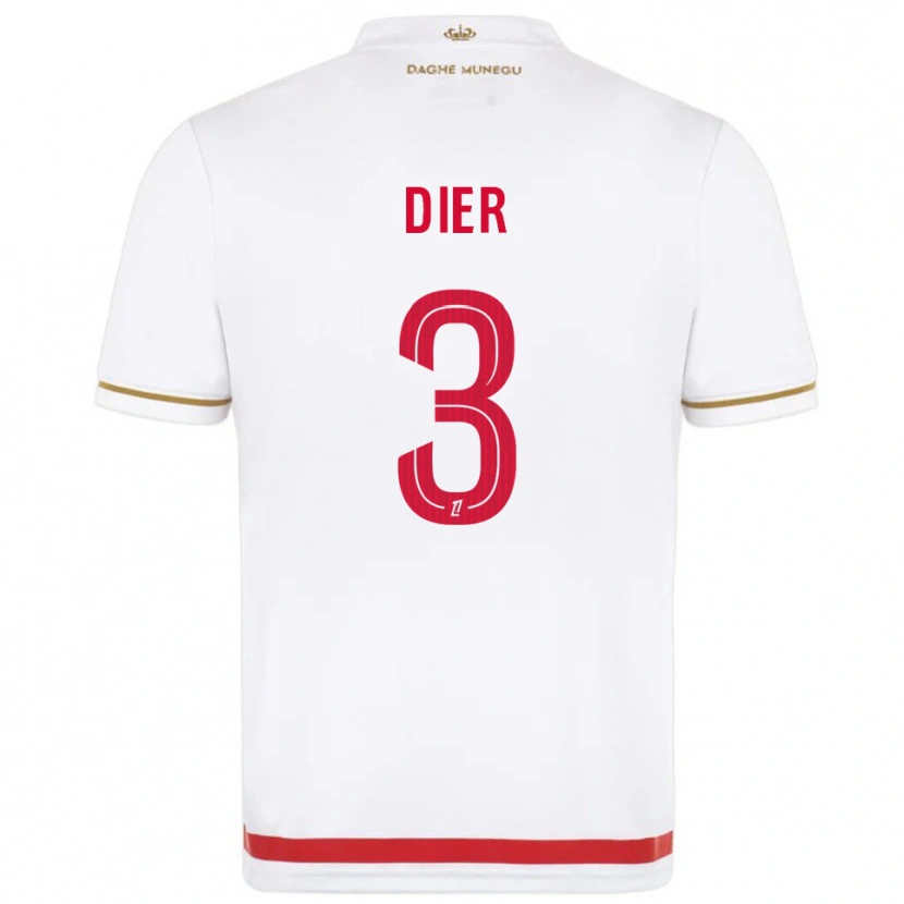 Danxen Kvinnor Eric Dier #3 Röd Vit Hemmatröja Matchtröjor 2025/26 Tröjor T-Tröja
