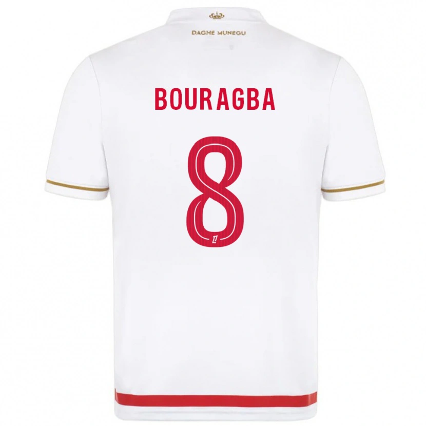 Danxen Kvinnor Ouanis Bouragba #8 Röd Vit Hemmatröja Matchtröjor 2025/26 Tröjor T-Tröja