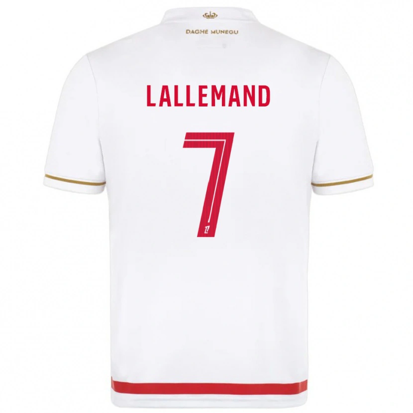 Danxen Kvinnor Nassim Lallemand #7 Röd Vit Hemmatröja Matchtröjor 2025/26 Tröjor T-Tröja