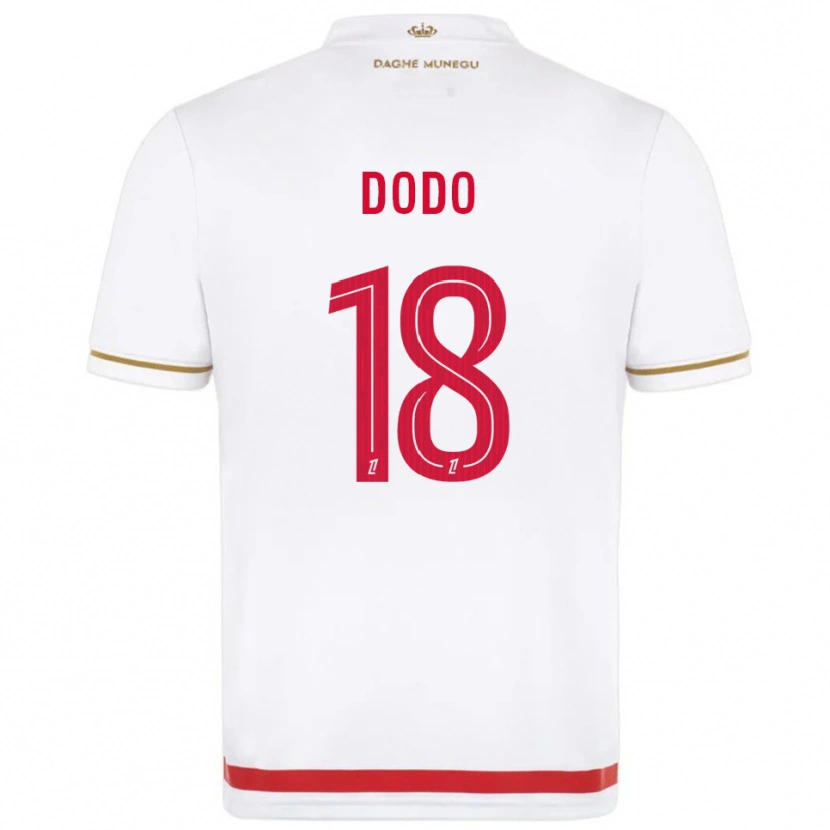 Danxen Kvinnor Yannick Dodo #18 Röd Vit Hemmatröja Matchtröjor 2025/26 Tröjor T-Tröja