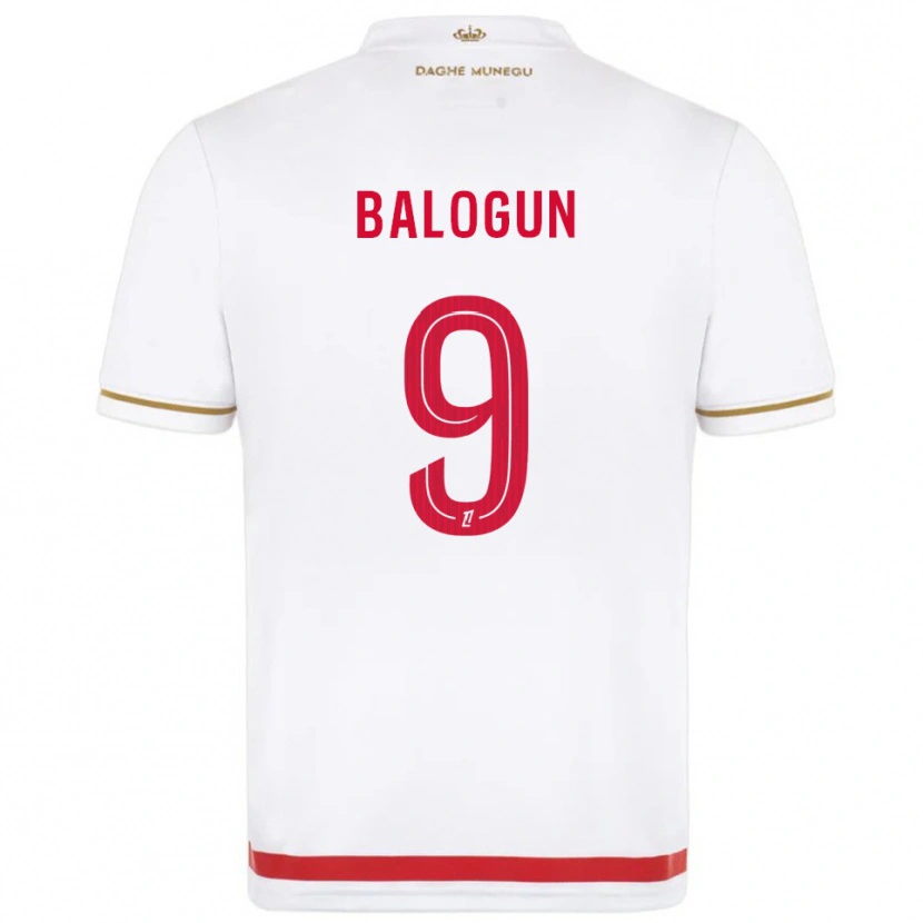 Danxen Kvinnor Folarin Balogun #9 Röd Vit Hemmatröja Matchtröjor 2025/26 Tröjor T-Tröja