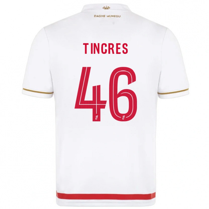 Danxen Kvinnor Joan Tincres #46 Röd Vit Hemmatröja Matchtröjor 2025/26 Tröjor T-Tröja