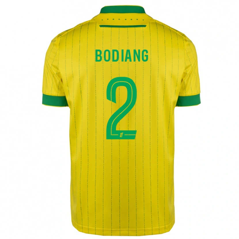 Danxen Kvinnor Moutanabi Bodiang #2 Gul Grön Hemmatröja Matchtröjor 2025/26 Tröjor T-Tröja