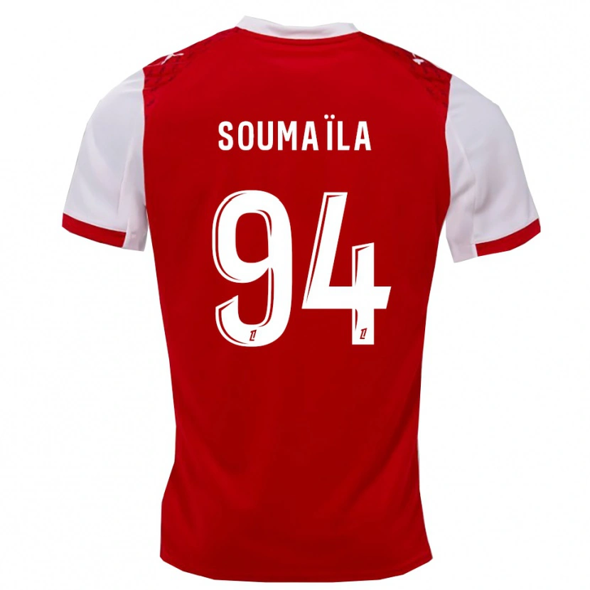 Danxen Kvinnor Soumaïla Sylla #94 Röd Vit Hemmatröja Matchtröjor 2025/26 Tröjor T-Tröja