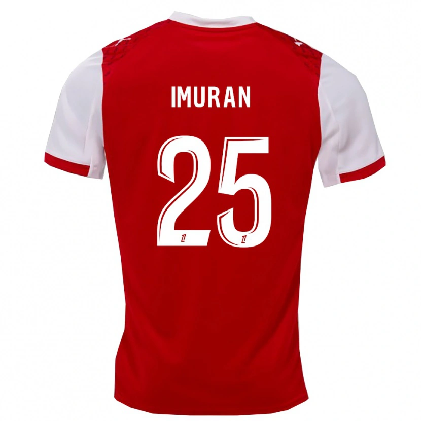 Danxen Kvinnor Rofiat Adenike Imuran #25 Röd Vit Hemmatröja Matchtröjor 2025/26 Tröjor T-Tröja