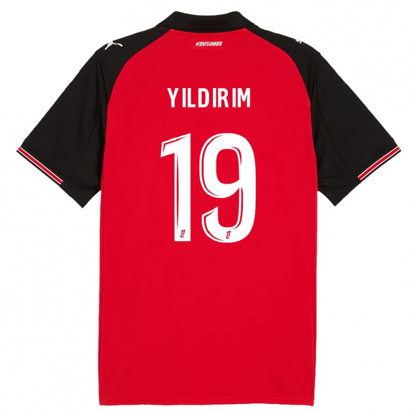 Danxen Kvinnor Bertuğ Yıldırım #19 Röd Svart Hemmatröja Matchtröjor 2025/26 Tröjor T-Tröja