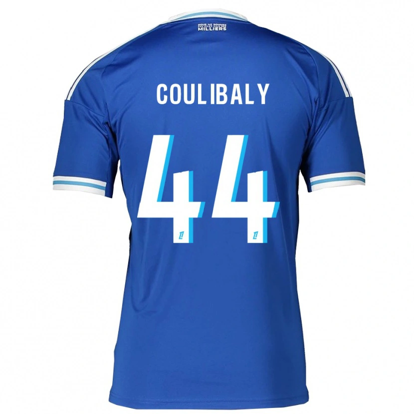 Danxen Kvinnor Soumaïla Coulibaly #44 Blå Vit Hemmatröja Matchtröjor 2025/26 Tröjor T-Tröja
