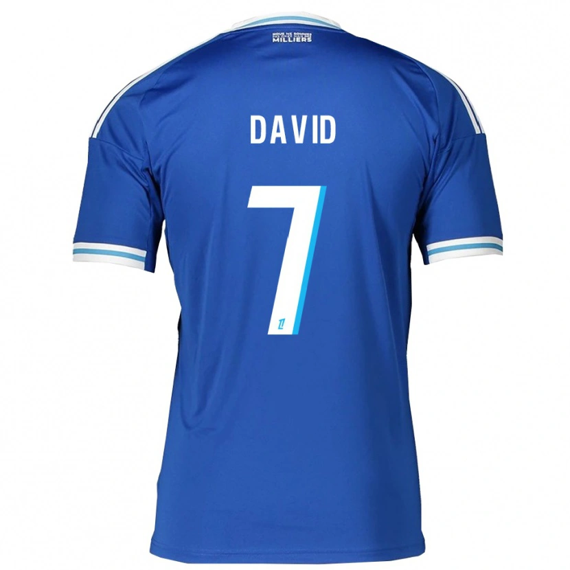 Danxen Kvinnor David Kaiki #7 Blå Vit Hemmatröja Matchtröjor 2025/26 Tröjor T-Tröja