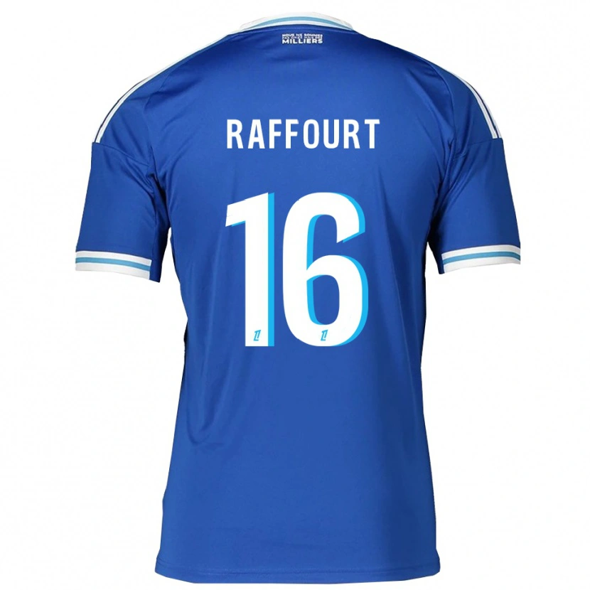 Danxen Kvinnor Timéo Raffourt #16 Blå Vit Hemmatröja Matchtröjor 2025/26 Tröjor T-Tröja