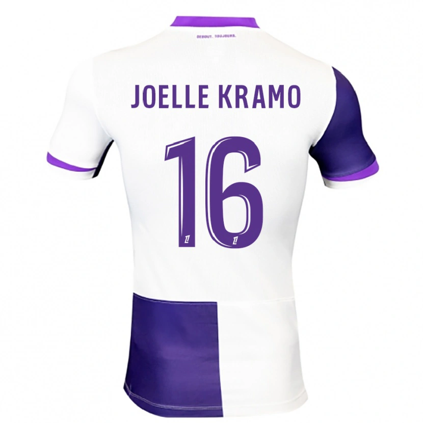 Danxen Kvinnor Marie Joelle Kramo #16 Lila Vit Hemmatröja Matchtröjor 2025/26 Tröjor T-Tröja