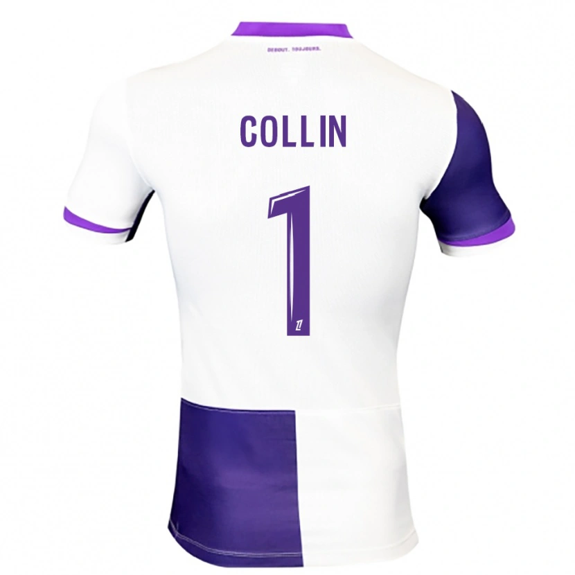 Danxen Kvinnor Théo Collin #1 Lila Vit Hemmatröja Matchtröjor 2025/26 Tröjor T-Tröja