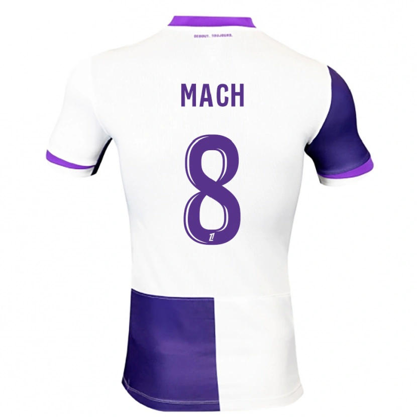 Danxen Kvinnor Mattéo Mach #8 Lila Vit Hemmatröja Matchtröjor 2025/26 Tröjor T-Tröja
