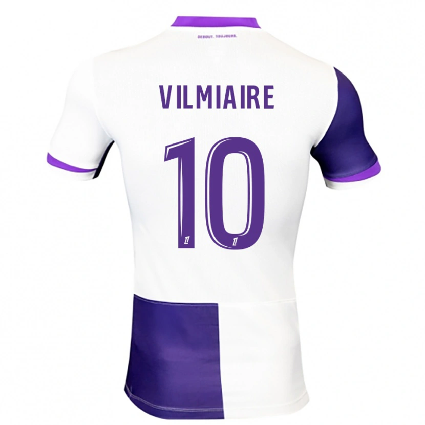 Danxen Kvinnor Kelly Vilmiaire #10 Lila Vit Hemmatröja Matchtröjor 2025/26 Tröjor T-Tröja