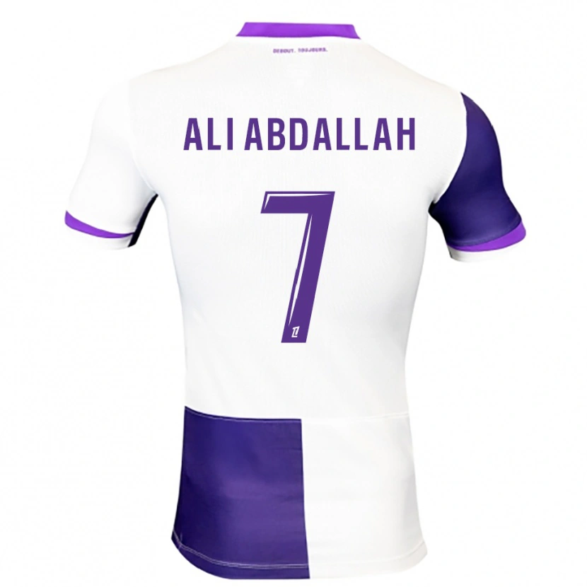 Danxen Kvinnor Nivine Ali Abdallah #7 Lila Vit Hemmatröja Matchtröjor 2025/26 Tröjor T-Tröja