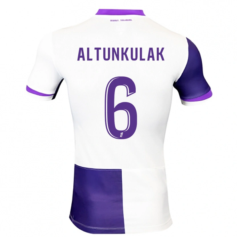 Danxen Kvinnor Selen Altunkulak #6 Lila Vit Hemmatröja Matchtröjor 2025/26 Tröjor T-Tröja
