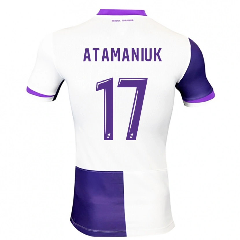 Danxen Kvinnor Alexandra Atamaniuk #17 Lila Vit Hemmatröja Matchtröjor 2025/26 Tröjor T-Tröja