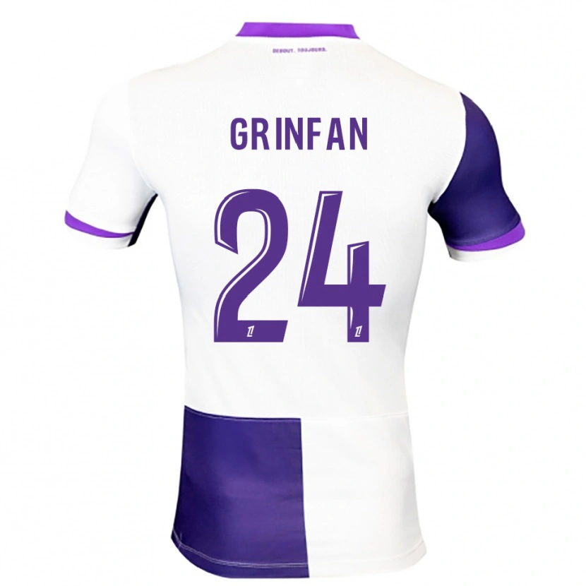 Danxen Kvinnor Roma Grinfan #24 Lila Vit Hemmatröja Matchtröjor 2025/26 Tröjor T-Tröja