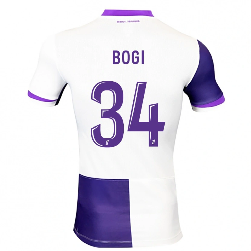 Danxen Kvinnor Fiona Bogi #34 Lila Vit Hemmatröja Matchtröjor 2025/26 Tröjor T-Tröja