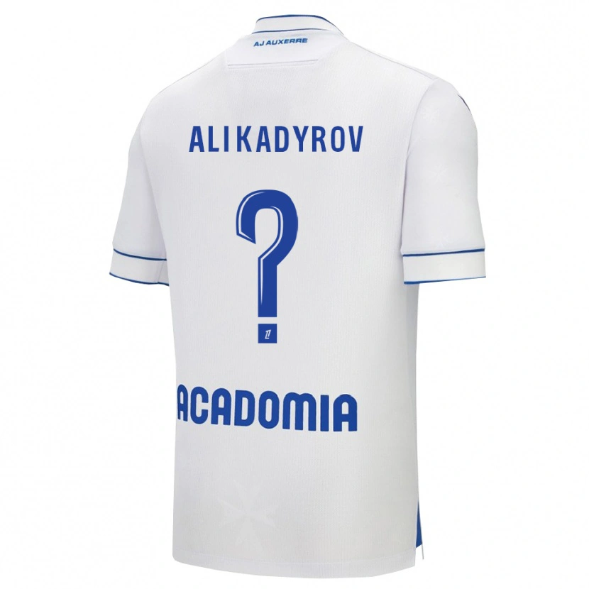 Danxen Kvinnor Tourpal Ali Kadyrov #0 Vit Blå Hemmatröja Matchtröjor 2025/26 Tröjor T-Tröja